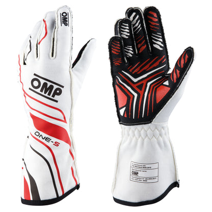 OMP One-S Gloves Professional Racing Drivers Fireproof FIA 8856-2018 Motorsport